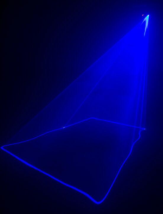 Blue Laser Disco Light 500mW and Smoke Machine 1L Party