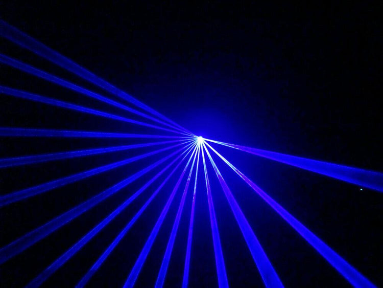 Blue Laser Disco Light 500mW and Smoke Machine 1L Party