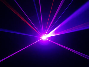 Pink Compact Laser Light 250mW with Sound DMX and Remote Control