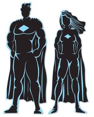 Hero Silhouettes Pack of 2 90cm