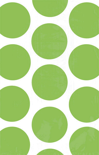 Paper Bag Polka Dot Kiwi Pack of 10