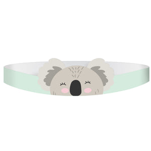 Koala Mini Paper Tiaras Pack of 8