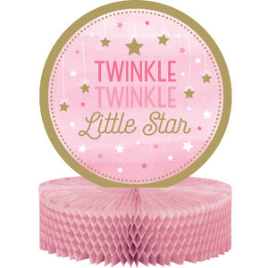 One Little Star Girl Honeycomb Centrepiece