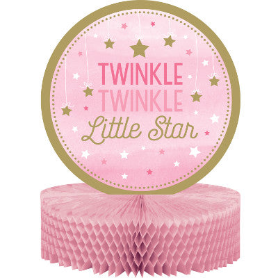 One Little Star Girl Honeycomb Centrepiece