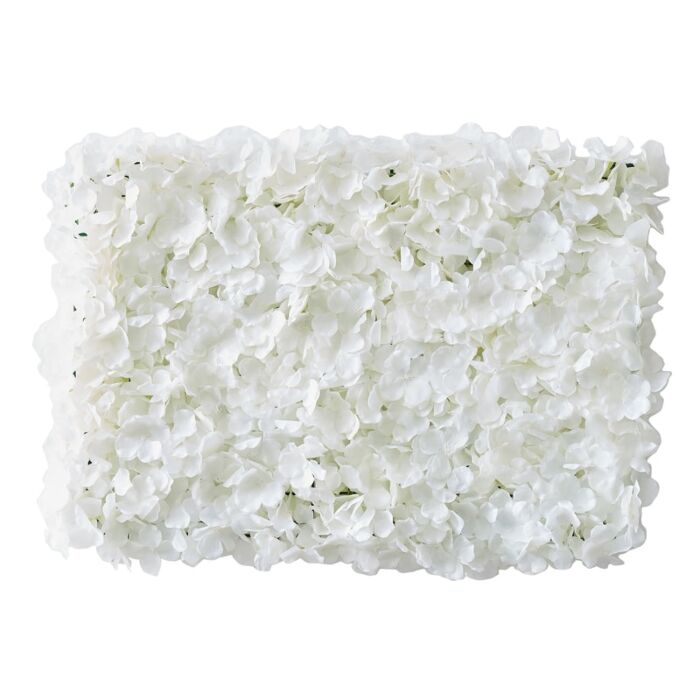 White Wedding Flower Wall