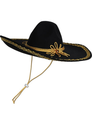 Black Felt Sombrero