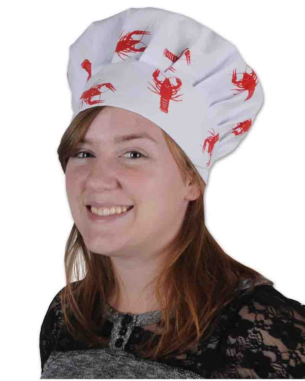 Lobster Oversized Fabric Chefs Hat