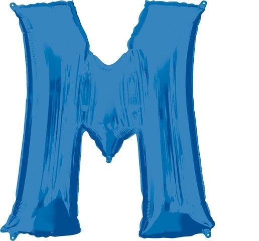 SuperShape Letter M Blue L34