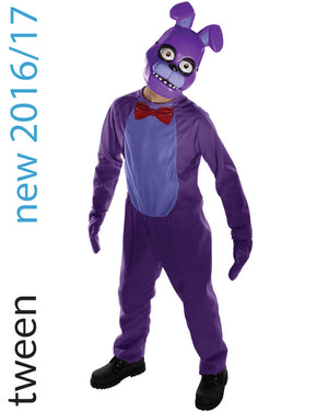 Five Nights at Freddys Bonnie Tween Boys Costume