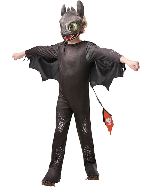 How to Train Your Dragon 3 Toothless Night Fury Deluxe Boys Costume