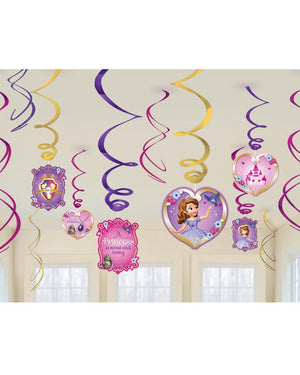 Sofia the First Swirl Decoration Pack