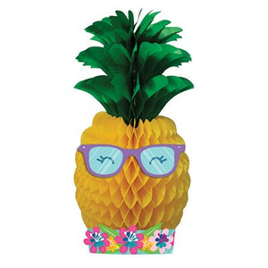 Pineapple N Friends Large Centrepiece Honeycomb 45cm x 17cm