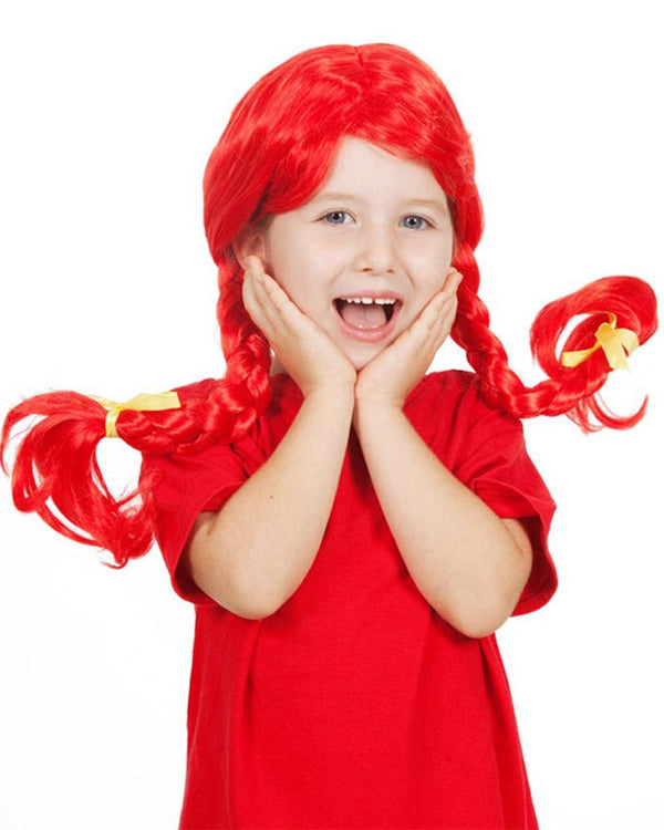 Kids red clearance wig