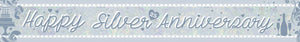 Banner Holographic Silver Anniversary