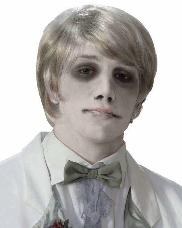 Ghost Gentleman Grey Wig