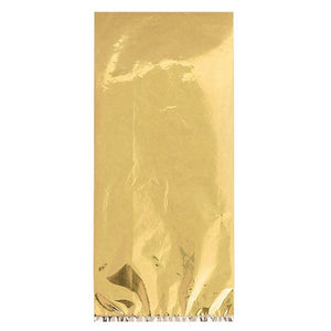 Cello Party Bags Small - Gold Pack of 25