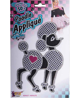 50s Poodle Iron On Applique