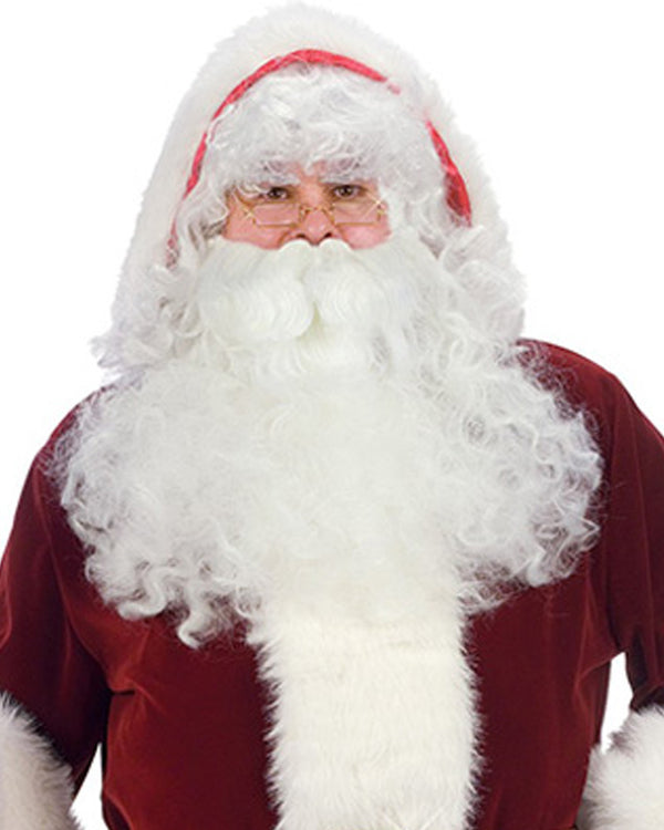 Professional Old Time Santa Plus Size Mens Christmas Costume