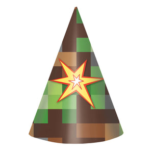 TNT Party! Cardboard Cone Hats Pack of 8