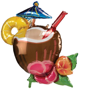 SuperShape XL Coconut Pina Colada Drink Balloon