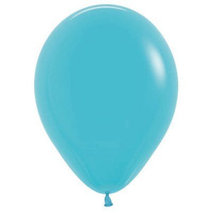 Sempertex 30cm Fashion Caribbean Blue Latex Balloons 038 - 50PK