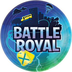 Battle Royal 9in/ 23cm Paper Dinner Plates Pack of 8