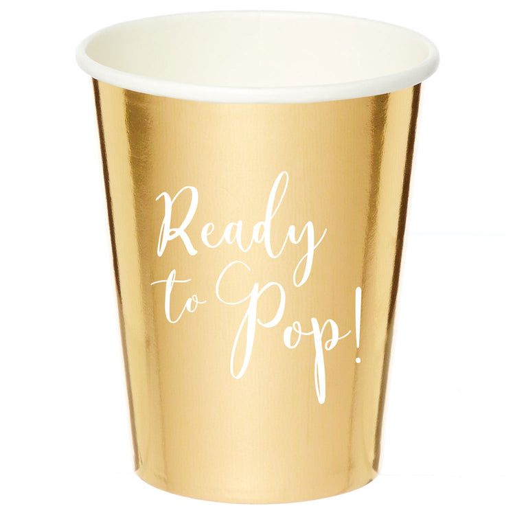 Ready To Pop 250ml Paper Cups Pack of 8