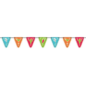 Fiesta Mini Paper Pennant Flag Banner