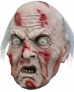 Grumpy Old Man Zombie Deluxe Mask