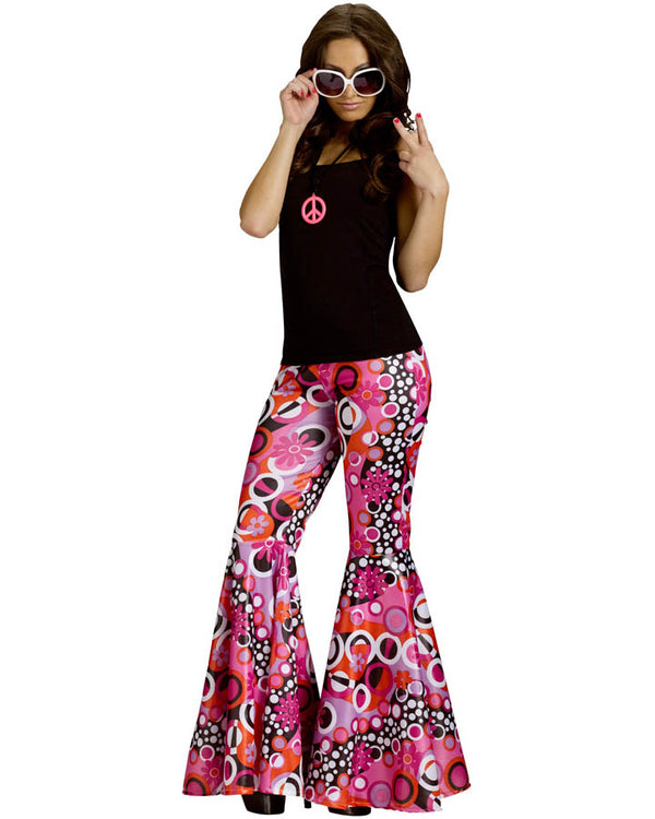 Buy Multi Color Cotton Floral Printed Bell Bottom Pant For Women by  TORQADORN Online at Aza Fashions.