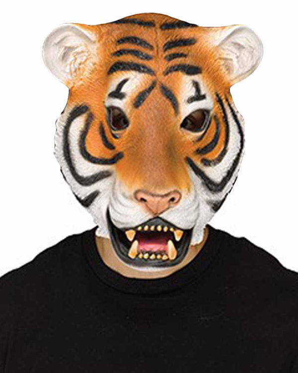 Tiger Overhead Latex Mask