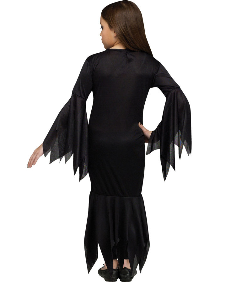 Miss Morticia Girls Costume