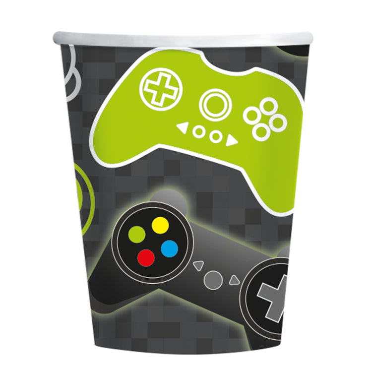 Level Up Gaming 250ml Paper Cups Pack of 8