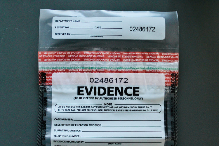 Plastic Evidence Bags Prop