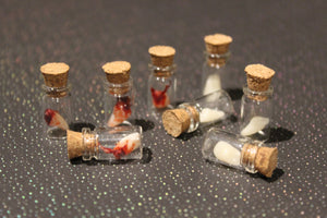 Variety Pack of Tooth Specimen Jars Prop