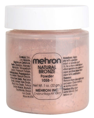 Mehron Natural Bronze Specialty Makeup Powder