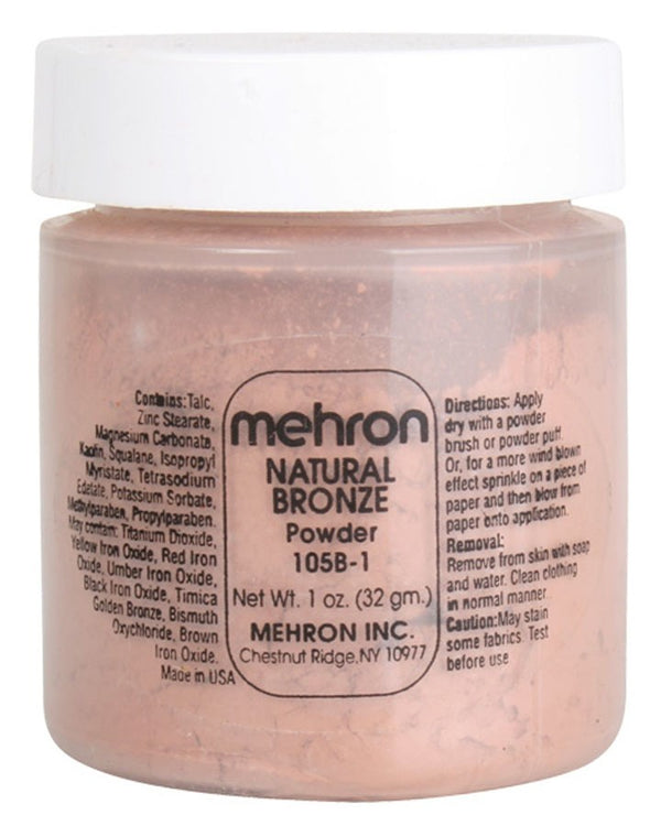 Mehron Natural Bronze Specialty Makeup Powder