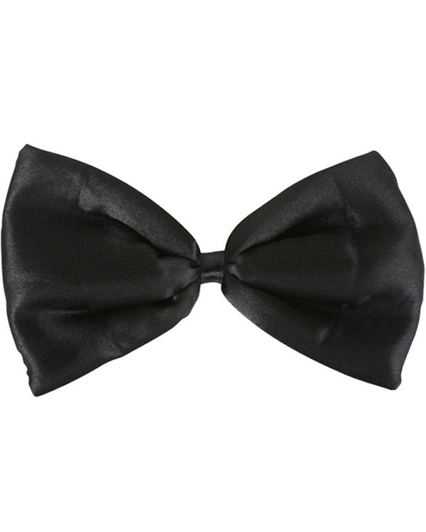 Black Satin Bow Tie