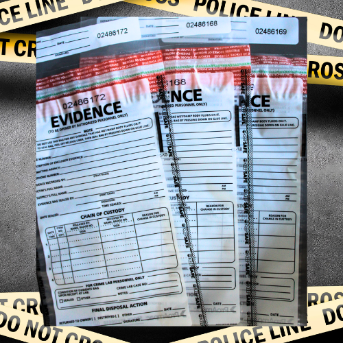 Plastic Evidence Bags Prop