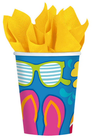 Summer Splash 266ml Cups Pack of 18