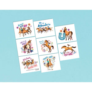 Spirit Riding Free Tattoos Pack of 8