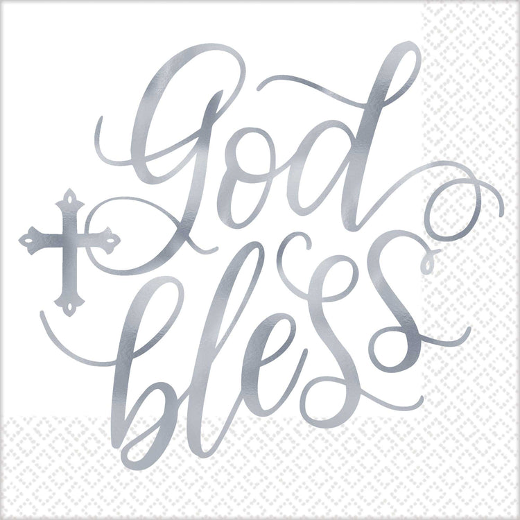 Holy Day Blessed Lunch Napkins Hot-Stamped Pack of 16