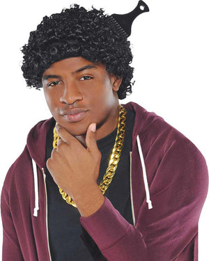 Curly Wig with Comb Set