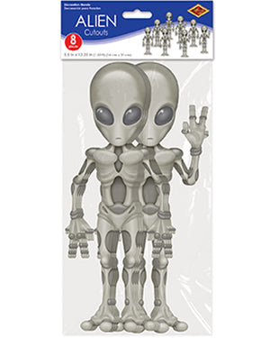 Alien Cutouts Pack of 2