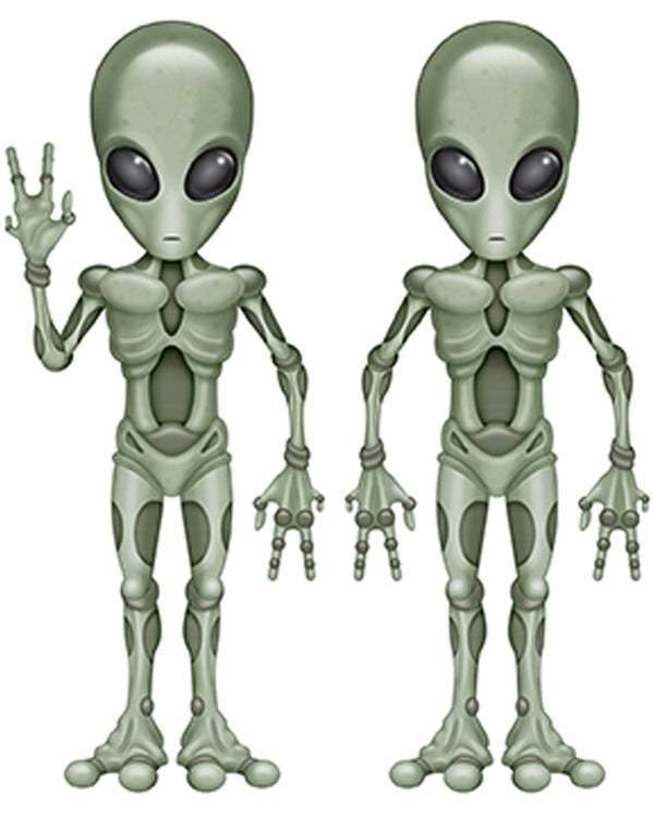 Alien Cutouts Pack of 2