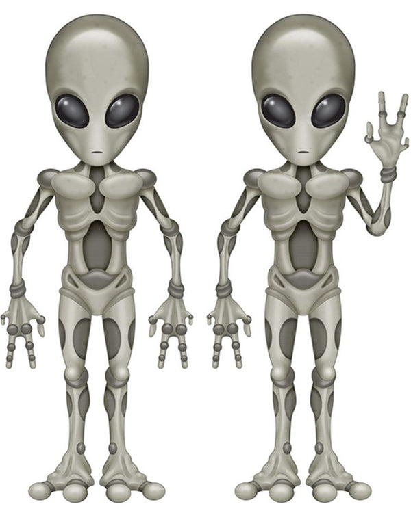 Alien Cutouts Pack of 2