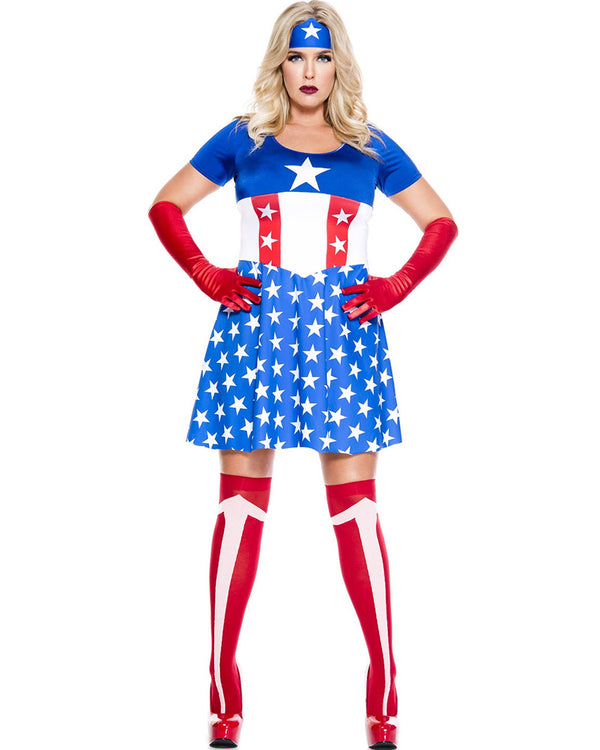 American Hero Womens Plus Size Costume