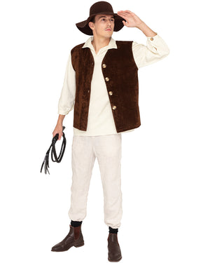 Australian Explorer Deluxe Adults Plus Size Costume