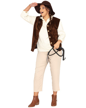 Australian Explorer Deluxe Adults Plus Size Costume