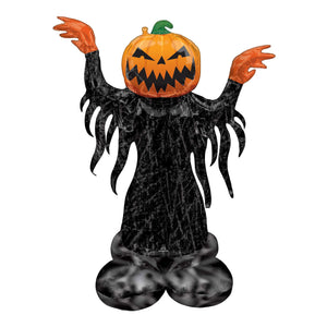 Pumpkin Head Ghost AirLoonz Balloon